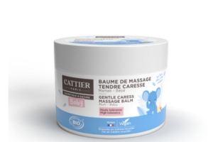 baume de massage routine Tendresse Bébé Cattier