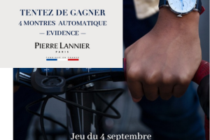 une montre Évidence Pierre Lannier à gagner