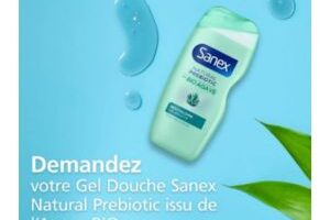 gel douche Natural Prebiotic Sanex
