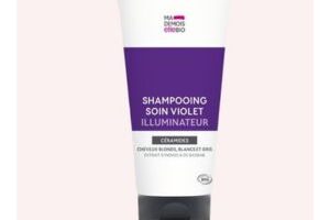 shampooing soin violet illuminateur Mademoiselle Bio
