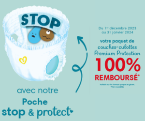 couches-culottes Pampers 100% remboursées