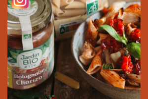 sauce bolognaise chorizo Jardin BIO étic