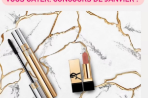 Fanny Fovelle coffret beauté Yves Saint Laurent