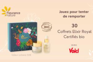 jeu concours Voici coffret Elixir Royal Fleurance Nature