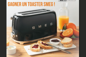 toaster noir SMEG