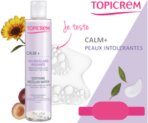 eau micellaire apaisante CALM+ Topicrem