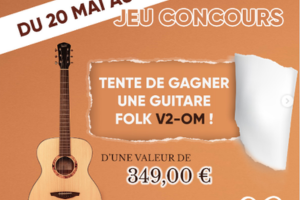 Veelah une guitare folk V2-OM à gagner