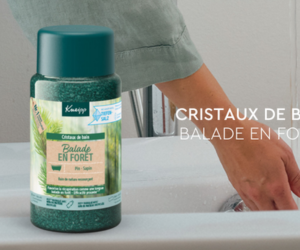des cristaux de bain Balade en forêt Kneipp