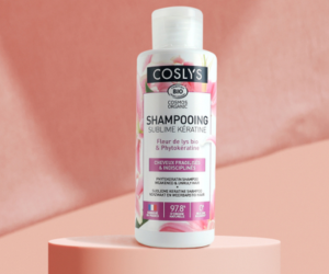 un shampooing sublime kératine cheveux fragilisés Coslys