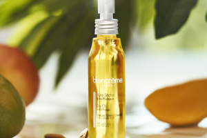 une huile sèche à la mangue de Blancrème