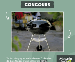 Magasin Vert un barbecue Weber