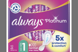 pack de serviettes hygiéniques Always Platinum