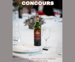 un coffret de vins Château Larose-Trintaudon