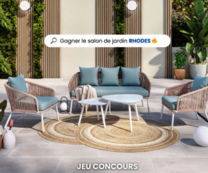 un salon de jardin Rhodes