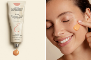 un soin blush de peau abricot lumière d’Embryolisse