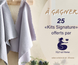 Voici - un kit de chiffonnettes H2O at Home