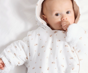 une combinaison pilote doublée polaire bébé Obaïbi