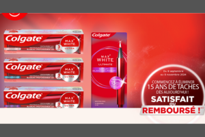 dentifrice ou sérum Max White de Colgate