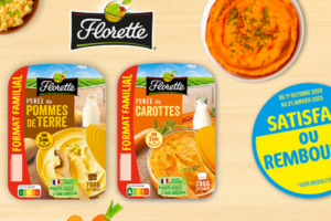 plat préparé purée de Carottes ou Pommes de Terre Florette