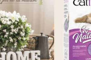 un an de litière Go Natural de Catit