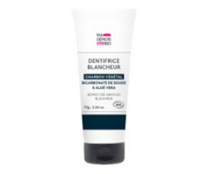 dentifrice blancheur au charbon végétal de Mademoiselle Bio