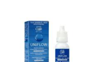 flacon de gouttes occulaires Uniflow d’Eye Care Cosmetics