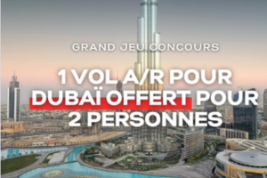 voyage pour deux à destination de Dubaï