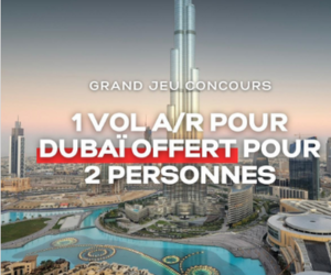 voyage pour deux à destination de Dubaï