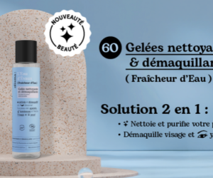 gelée nettoyante et démaquillante d’Olisma