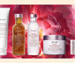 routine beauté à la Rose de Damas de Fresh