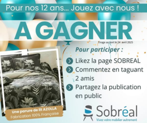Sobréal parure de lit Azolla