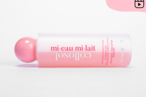 démaquillant biphasé mi-eau mi-lait de Collosol