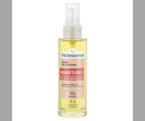 huile de massage Vergetures de Natessance