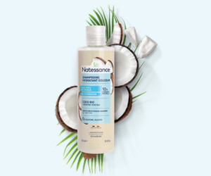 shampooing hydratant douceur coco bio de Natessence