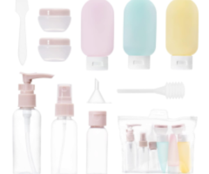 lot de flacons de voyage Carehabi