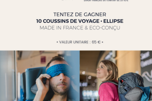 coussin de voyage Ellips de Petits Cadors