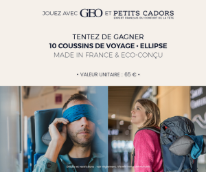 coussin de voyage Ellips de Petits Cadors