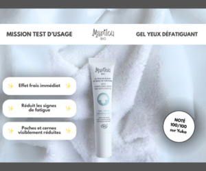 gel yeux défatiguant de Marilou Bio