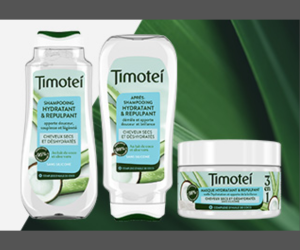 routine capillaire Timotei Hydratant et Repulpant