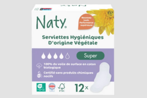serviettes hygiéniques Super de NATY