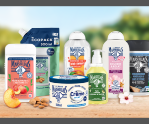 un an de produits de douche