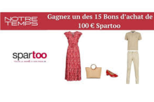 bon d'achat Spartoo de 100 €