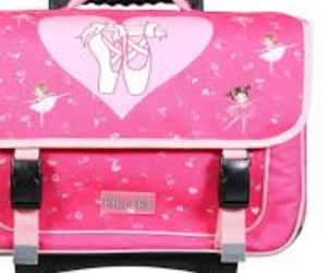 cartable BagTrotter Rose Danseuses