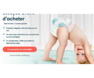 deux couches culottes Dry Pants de Pampers
