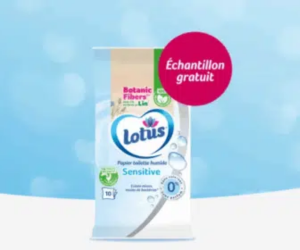 papier toilette humide Lotus
