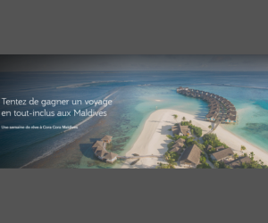 voyage pour deux aux Maldives