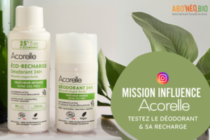 déodorant Roll-On 24h Fraîcheur Intense Acorelle