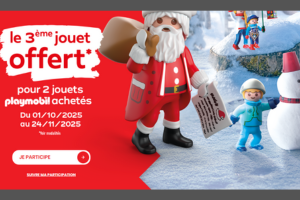 jouets Playmobil 100% remboursé