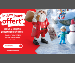 jouets Playmobil 100% remboursé