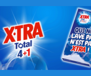 lessive X•TRA Total 4+1